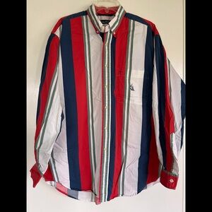 Vintage Nautica Striped Button Down Size Large